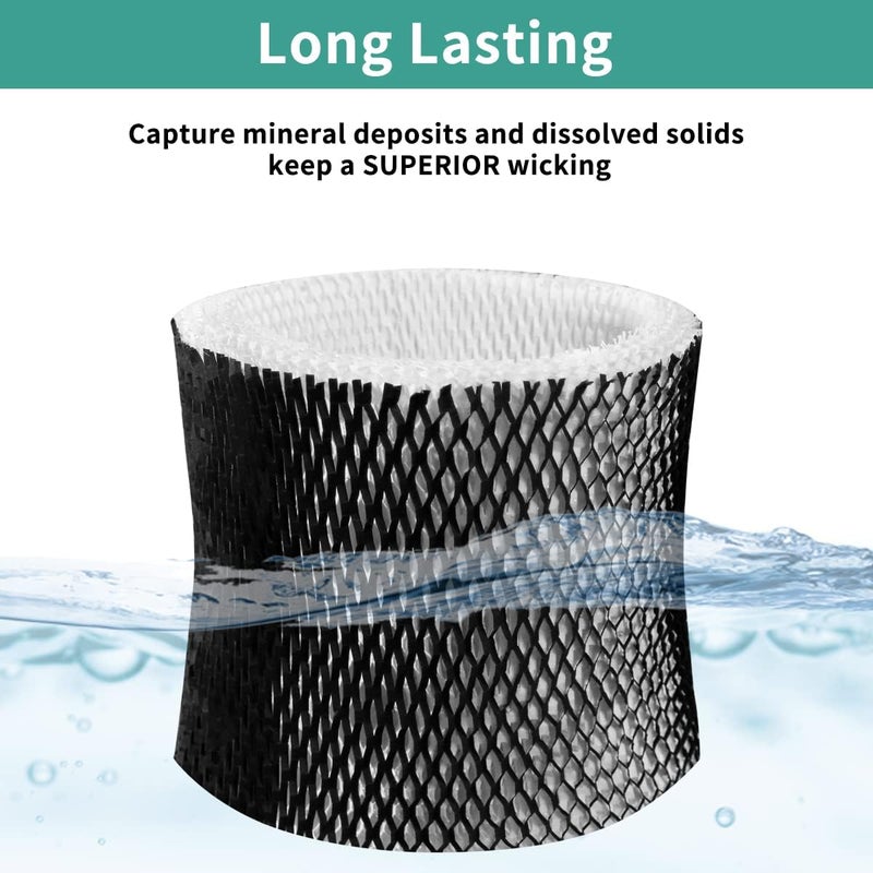 SUNRRA HWF64 Humidifier Filter for Sunbeam Humidifier Filter B, SCM1746, Long-Last & Sturdy, Fits Holmes HM1746, HM-1745 and Bionaire BWF64, 6 Pack - Image 4